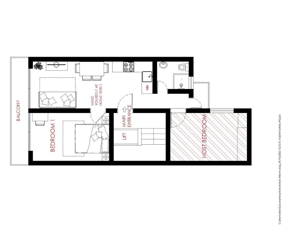 F8 1 Seaview Room, Living And Bathroom Shared , Stjulians Gazde/Camere de închiriat *